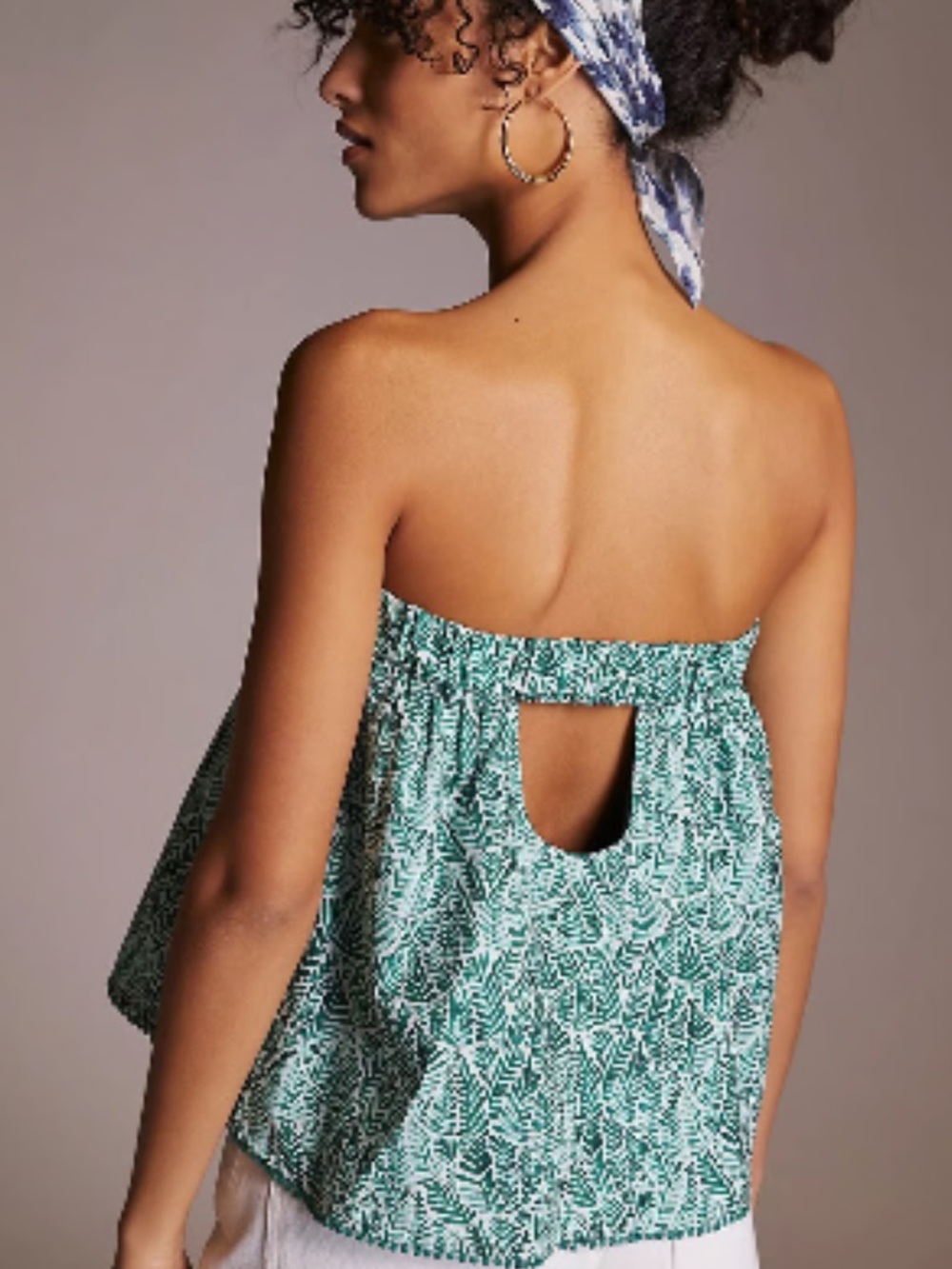 Anthropologie Cecilia Pettersson Palm Swing Tube Top size XS NWT - Picture 2 of 8